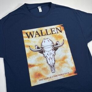 Morgan Wallen One Night At A Time World‎ Tour T-Shirt Country Men's Large